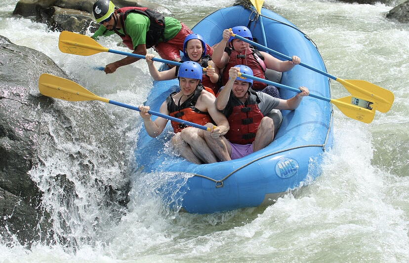 White water rafting